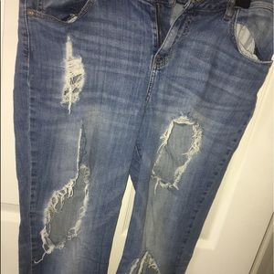 Extreme Distress Jeans